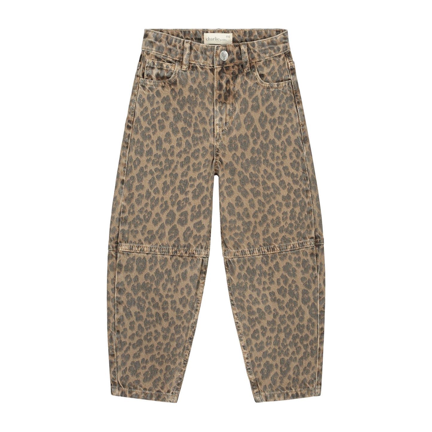 Charlie Petite - Lou Balloon Jeans Tiger Print