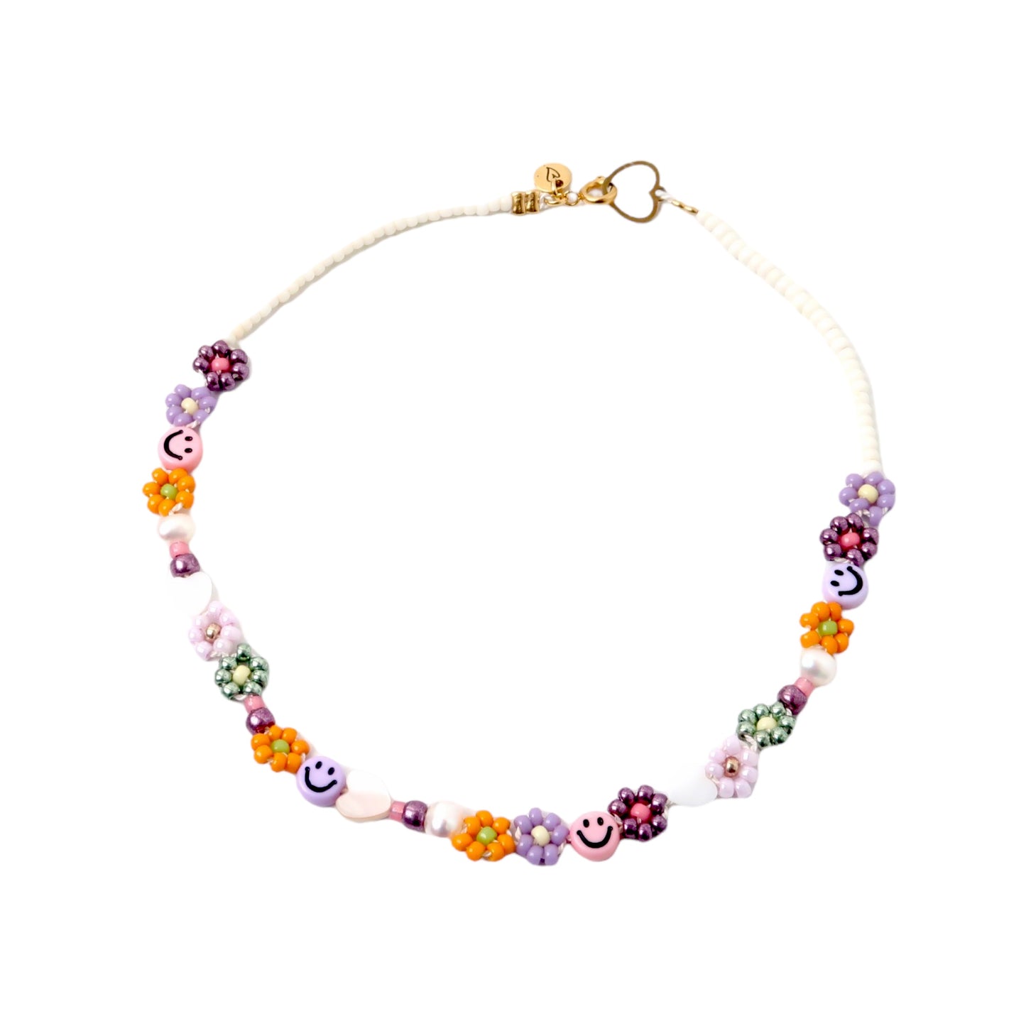 LOVEissue - Necklace | Shortie daisy smiley