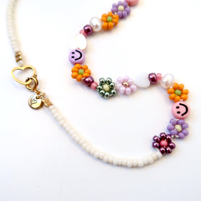 LOVEissue - Necklace | Shortie daisy smiley