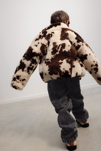 The New Society - Wynn Jacket | Cow Print