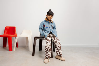 The New Society - Dakota Trouser | Cow Print