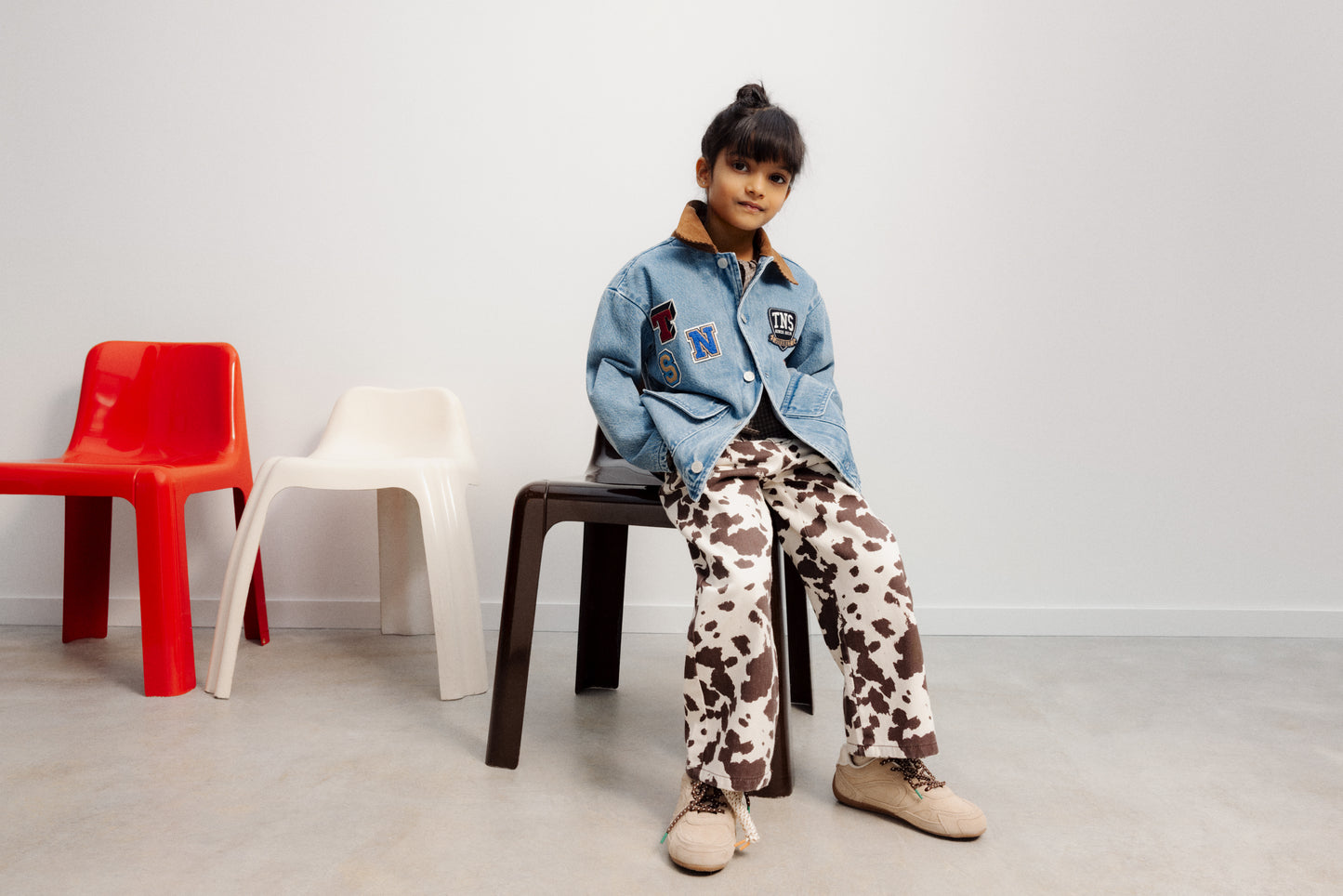 The New Society - Dakota Trouser | Cow Print