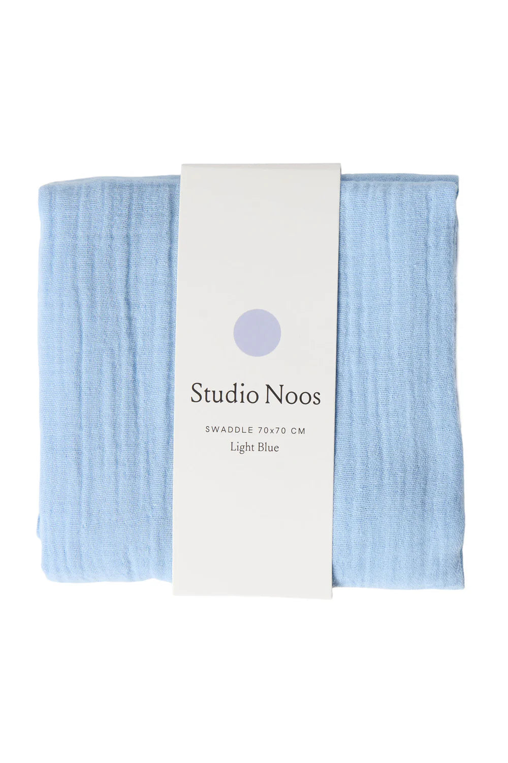 Studio Noos – Lichtblauwe Hydrofiele Doek – Medium 70×70 cm