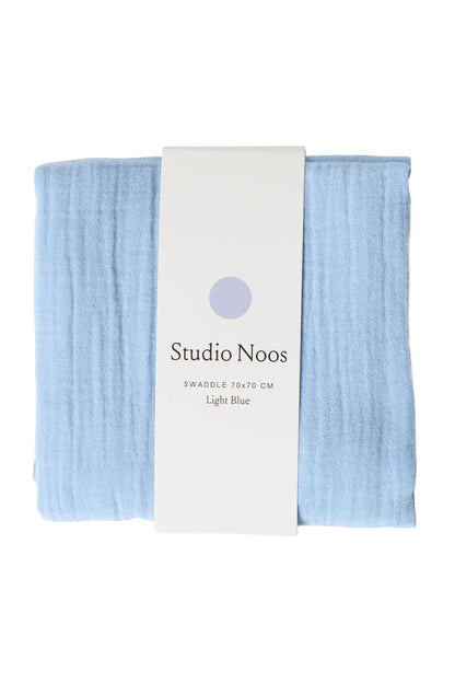 Studio Noos – Lichtblauwe Hydrofiele Doek – Medium 70×70 cm