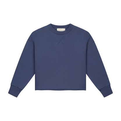 Charlie Petite - Lux Sweater Denim Blue