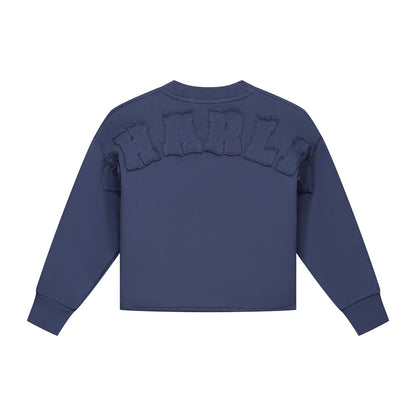 Charlie Petite - Lux Sweater Denim Blue