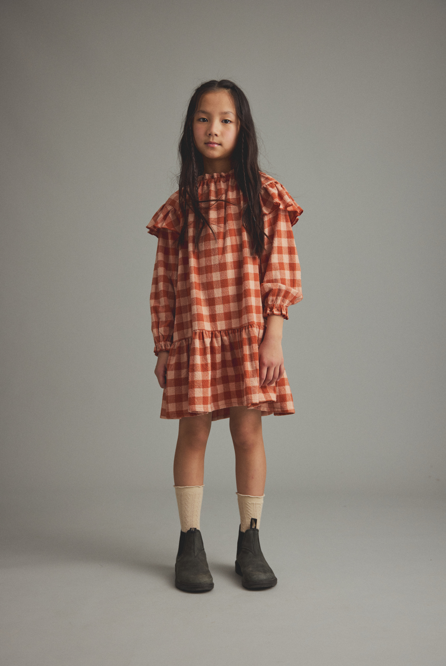 Cozmo - MALTA Jurk | Ginger Gingham