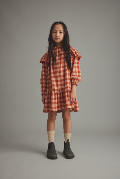 Cozmo - MALTA Jurk | Ginger Gingham