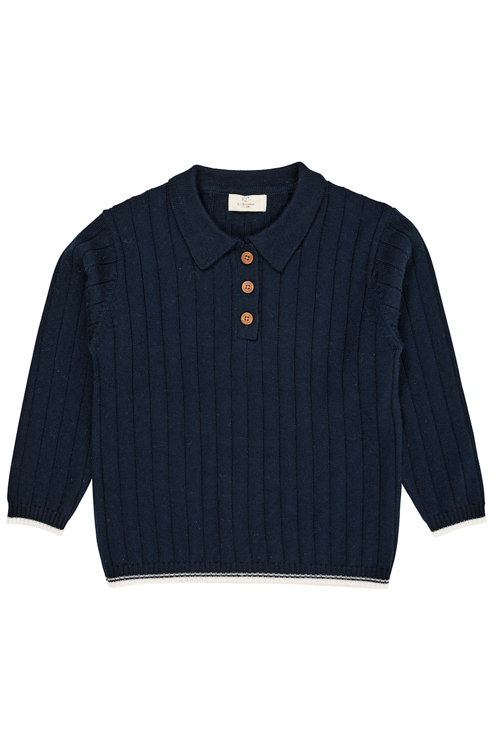 Copenhagen Colors - Merino Polo Shirt Navy