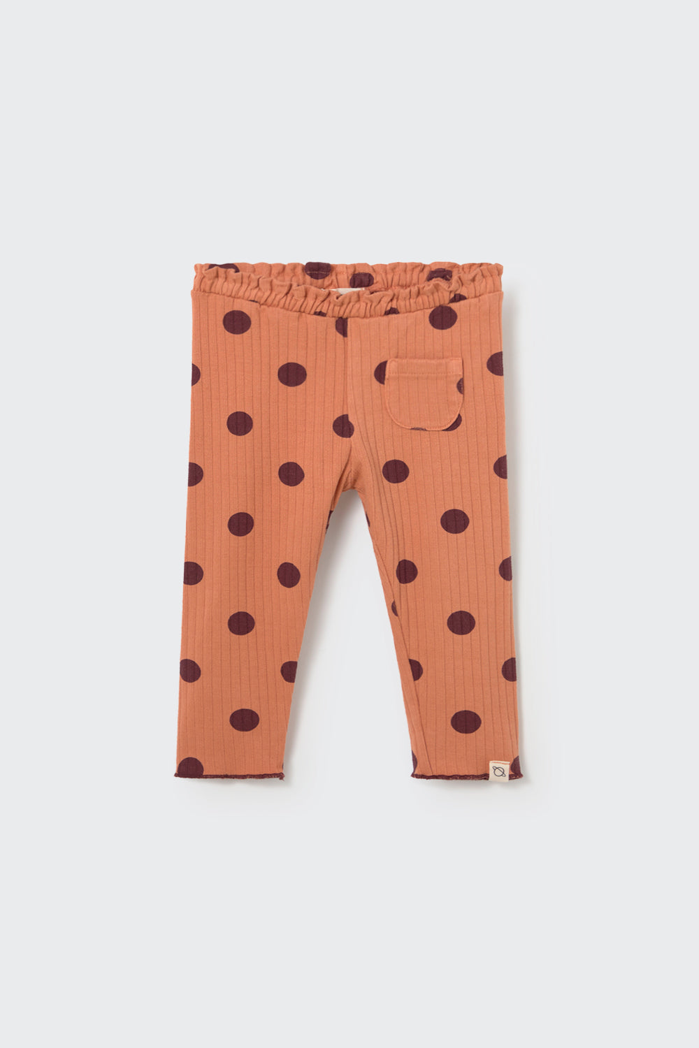 Cozmo - MIKA Baby Legging | Pink Siena Polka Dot