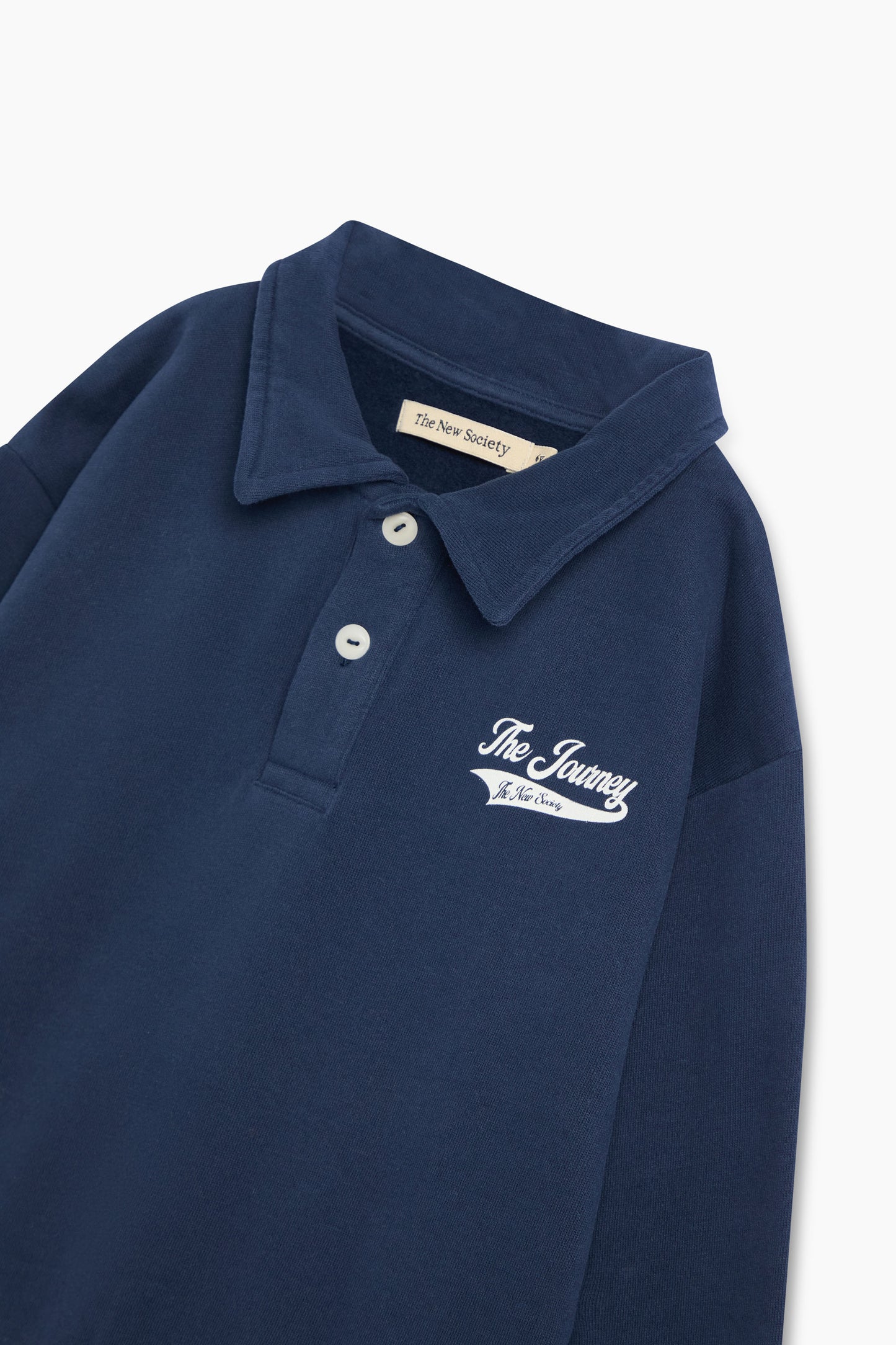The New Society - Misty Polo Shirt | Black Iris