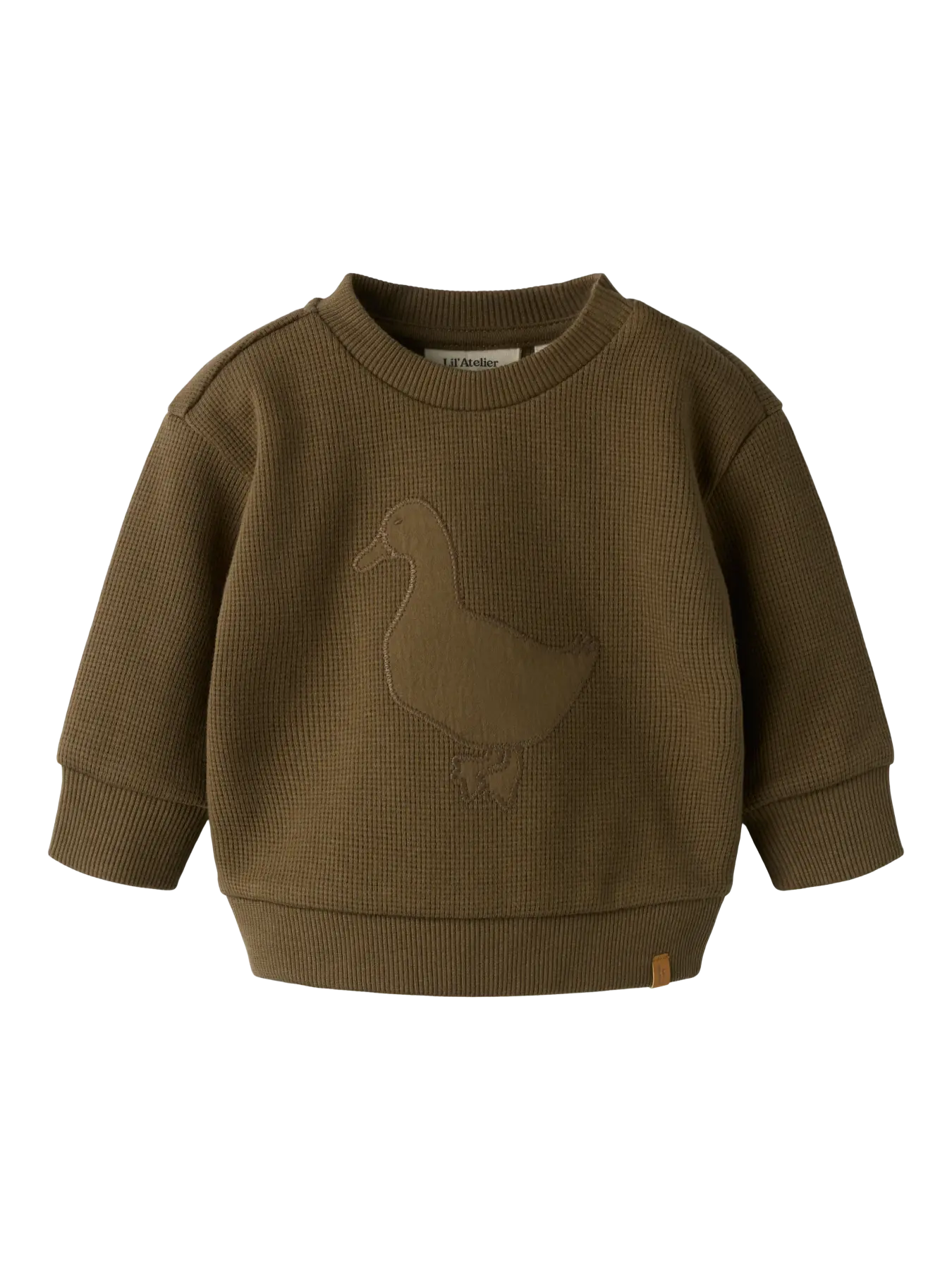 Lil' Atelier - Baby Sweater | Olive Duck