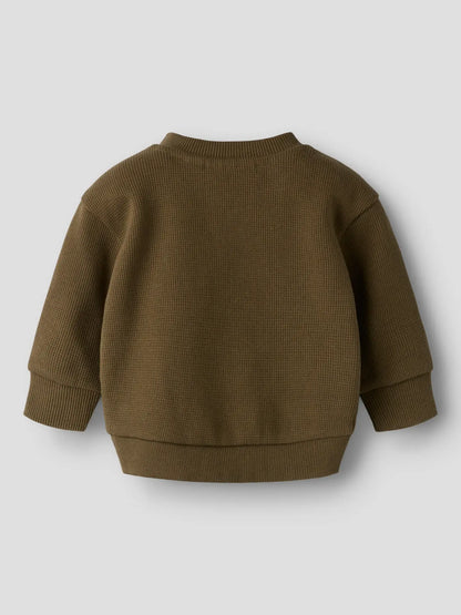 Lil' Atelier - Baby Sweater | Olive Duck