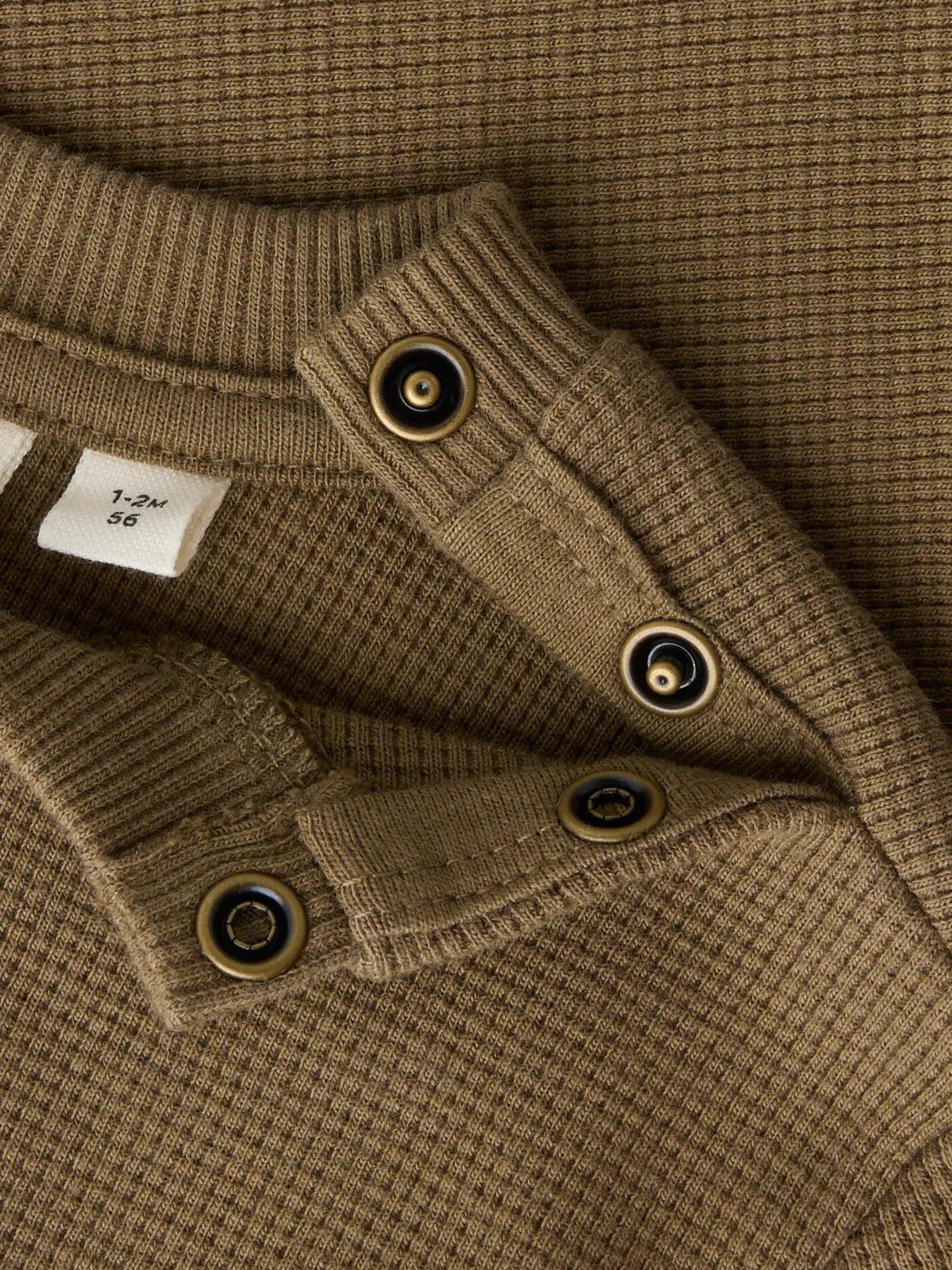 Lil' Atelier - Baby Sweater | Olive Duck