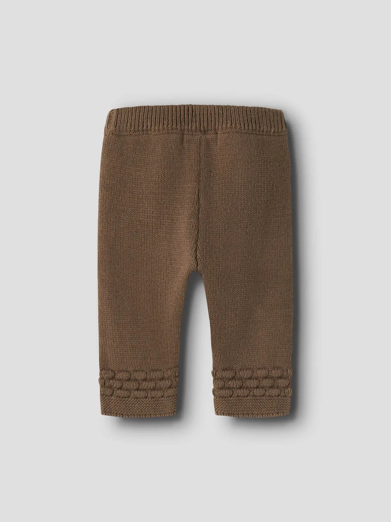Lil' Atelier - Gebreide Broek Teak | Biologisch & Gerecycled Katoen