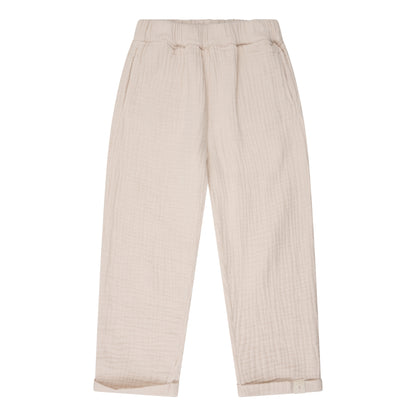 Navy Natural – Mex Pants Almond Mousseline