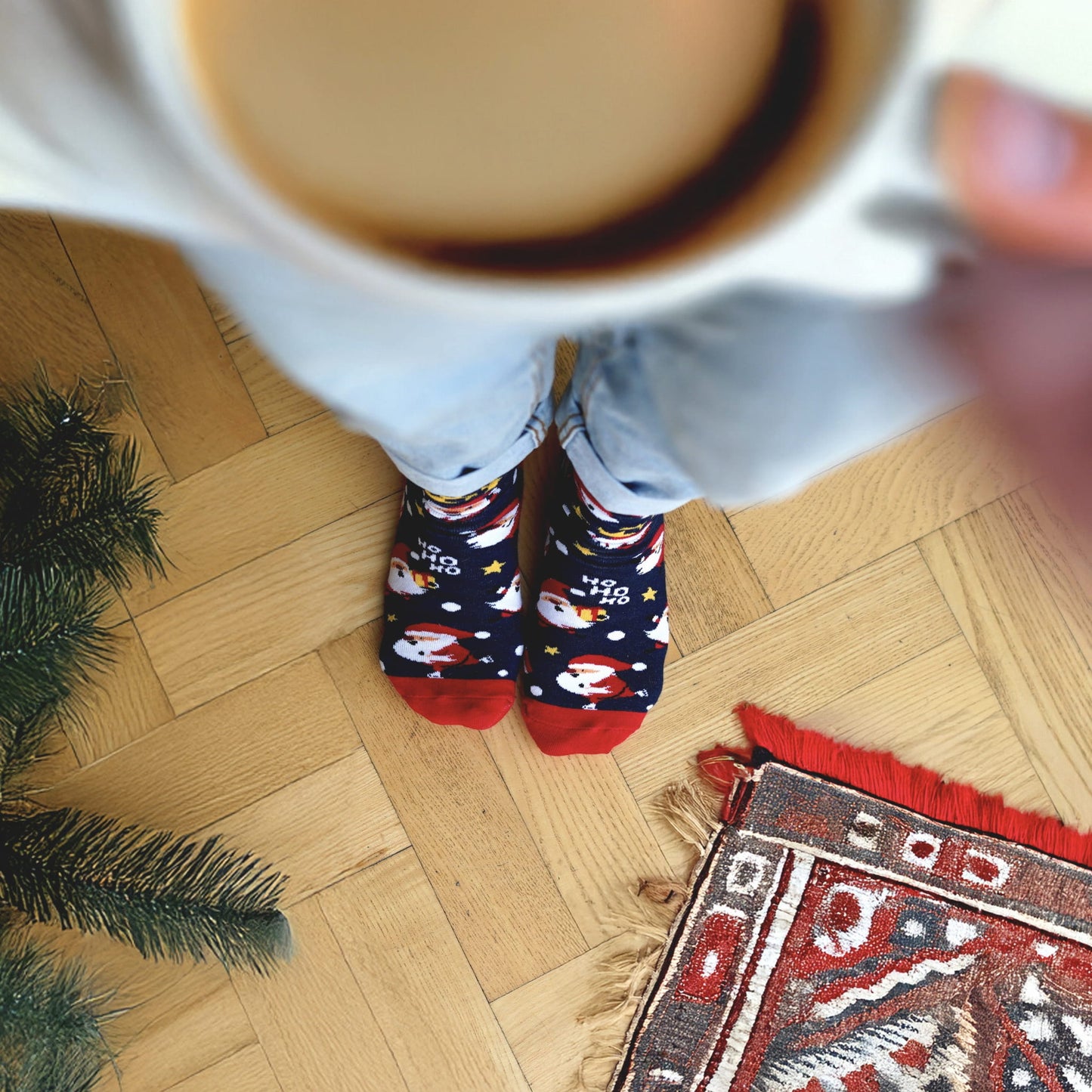 Kerstman Kinder/Baby sokken - kerstsokken voor de hele familie