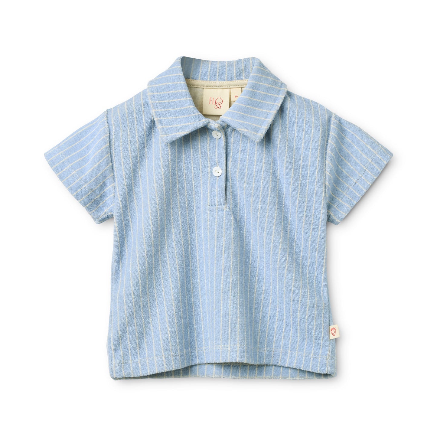 Flöss - Nohr Shirt Bright Blue Stripe voor Baby’s en Jongens