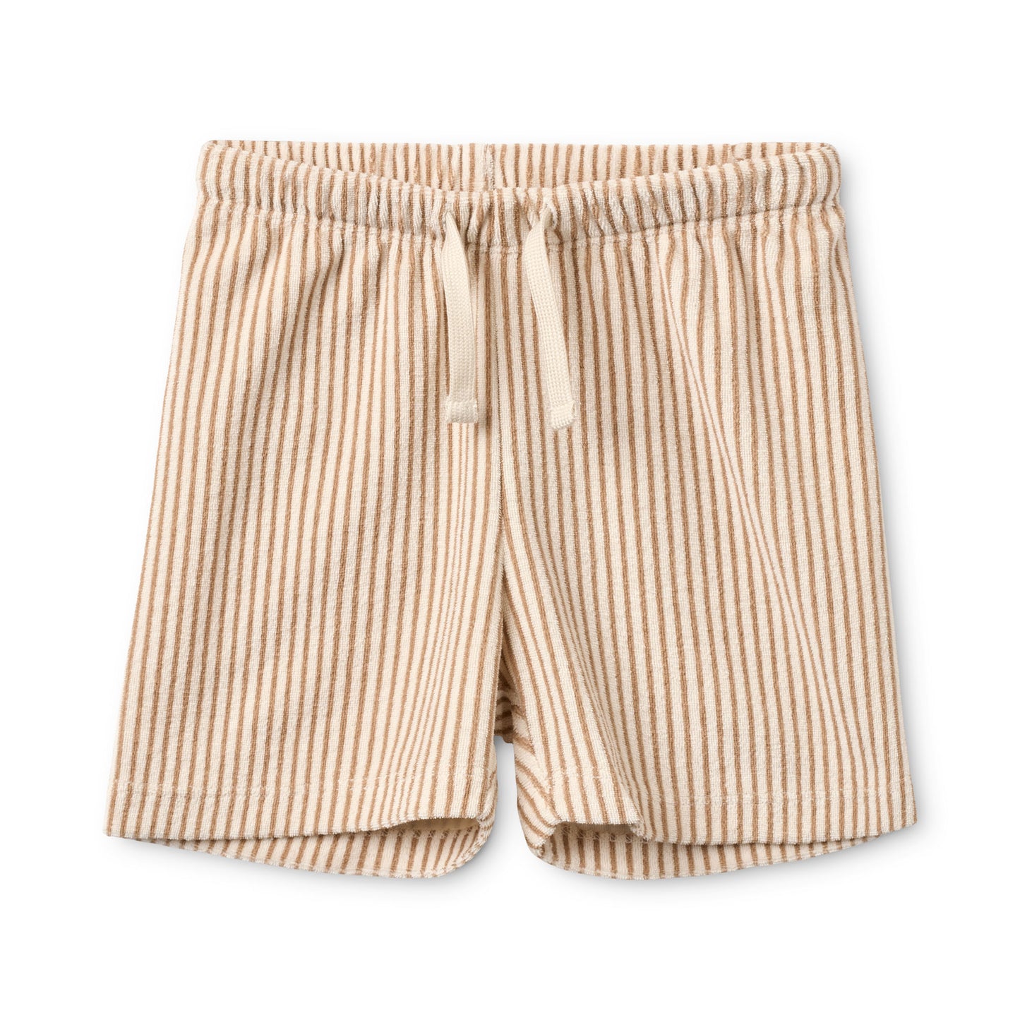 Flöss - Nohr Shorts Light Brown Stripe voor Baby’s en Jongens