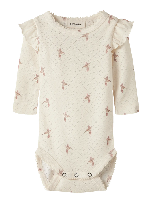Lil' Atelier - Baby Romper Sille Slim Body | Coconut Milk