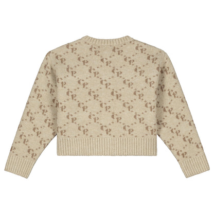 Charlie Petite - Naomi Cardigan Beige Melange