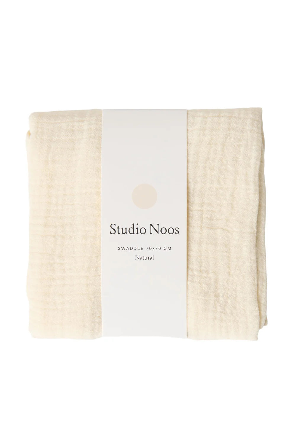 Studio Noos – Beige Swaddle Uni Hydrofiele Doek | Medium 70×70 cm