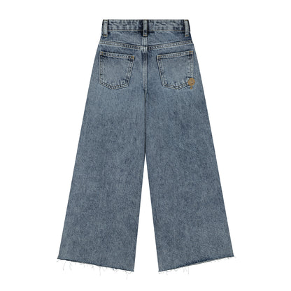 Charlie Petite - Nic Wide Leg Jeans North Blue