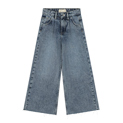 Charlie Petite - Nic Wide Leg Jeans North Blue