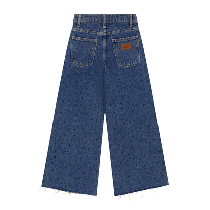 Charlie Petite - Nic Jeans | Medium Blue | Wide Leg Kinderjeans