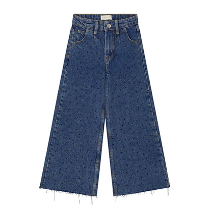 Charlie Petite - Nic Jeans | Medium Blue | Wide Leg Kinderjeans