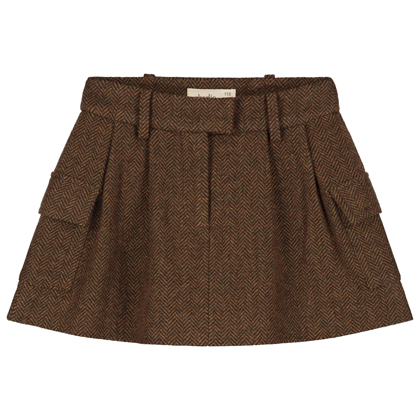 Charlie Petite - Noa Skirt Bruin Melange Rok