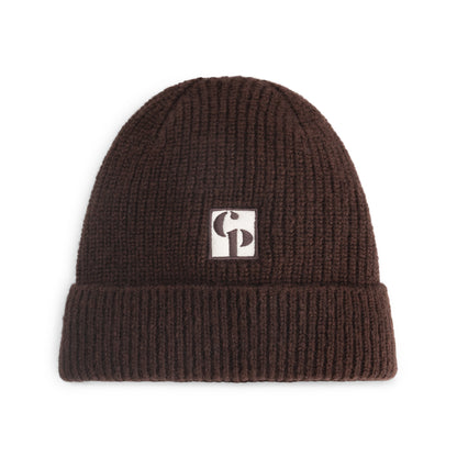 Charlie Petite - Nouk Beanie | Brown Melange | Gebreide Kinder Muts