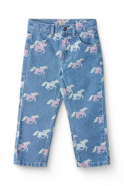 Copenhagen Colors – Biologische Jeans met Unicorn Print