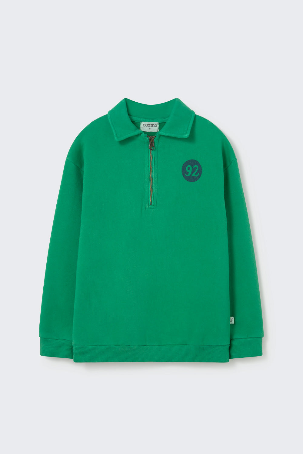 Cozmo - OTTO Polo Sweater | Grass Green