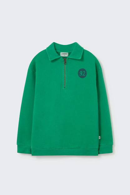 Cozmo - OTTO Polo Sweater | Grass Green