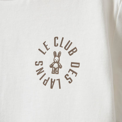 Sofie Schnoor - AstaKB T-shirt Off White | Kids T-shirt met Bunny Print