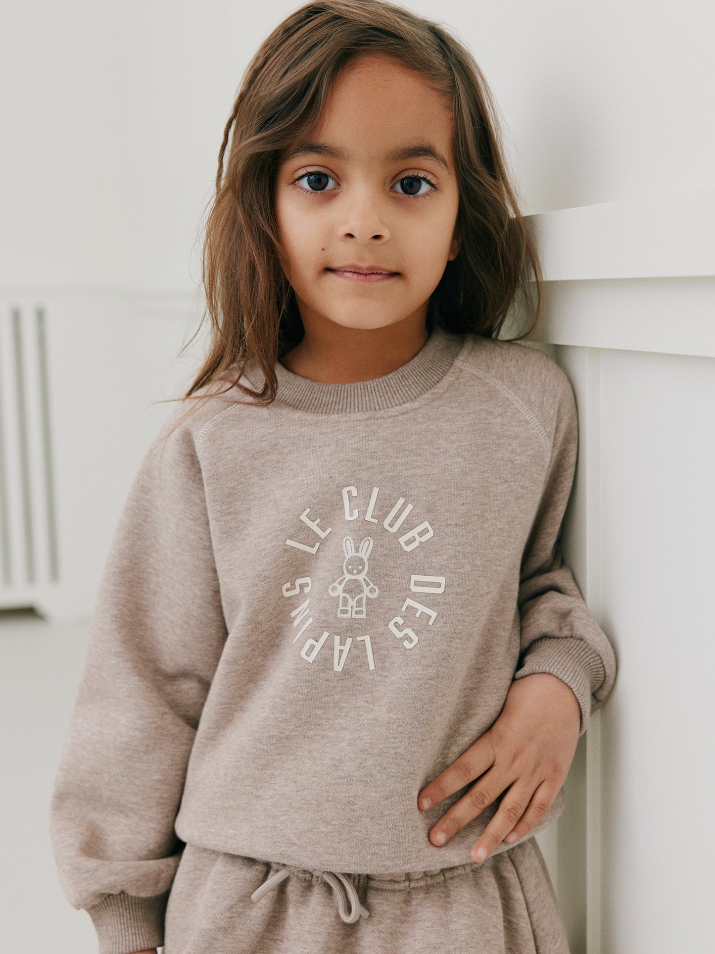 Sofie Schnoor - KIDS ElisKB Sweater | Brown Melange