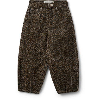 Sofie Schnoor - NeikaKB Jeans Leopard | Meisjes Jeans met Luipaardprint