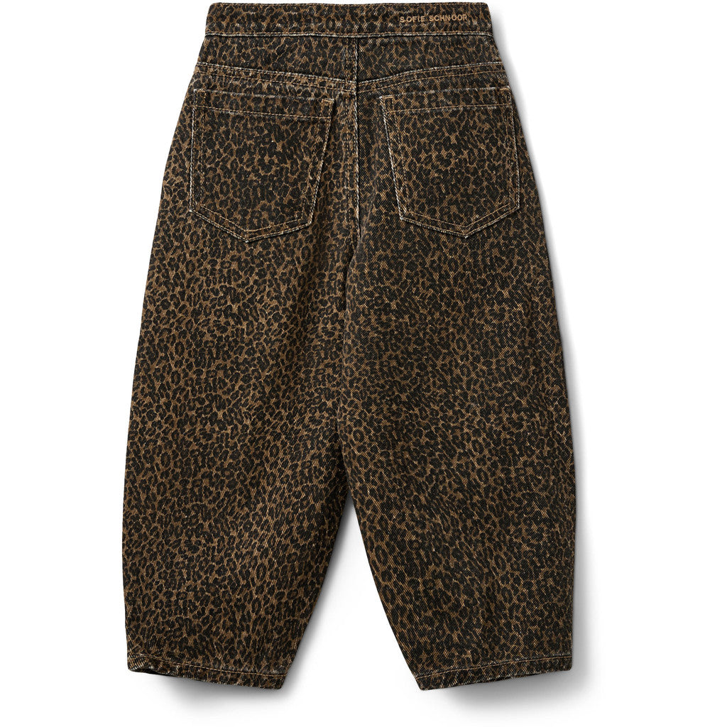 Sofie Schnoor - NeikaKB Jeans Leopard | Meisjes Jeans met Luipaardprint