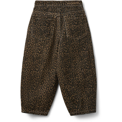 Sofie Schnoor - NeikaKB Jeans Leopard | Meisjes Jeans met Luipaardprint