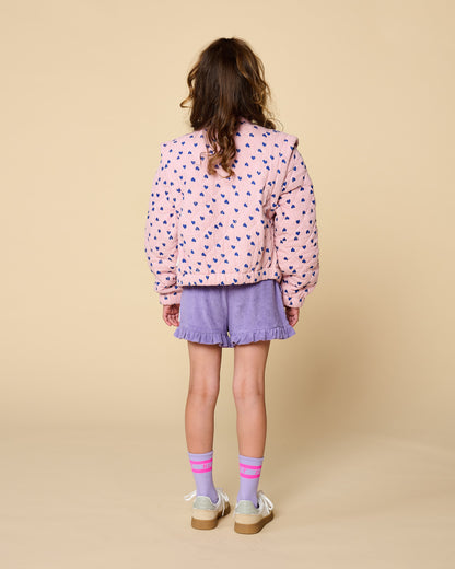 Petit Blush - Bomber Jacket | Candy Hearts AOP