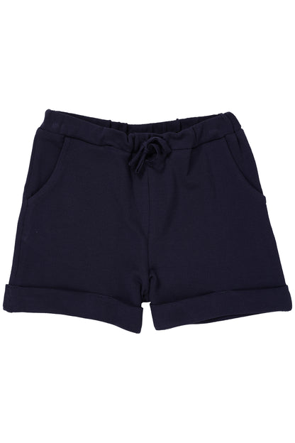 Copenhagen Colors - Pique Shorts Fold Up Navy