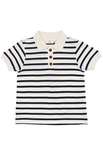 Copenhagen Colors - Pique Stripe Polo Shirt