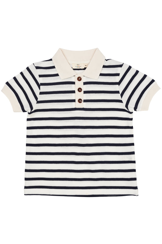 Copenhagen Colors - Pique Stripe Polo Shirt