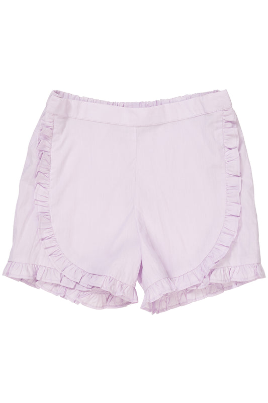 Copenhagen Colors - Poplin Frill Shorts Lavender