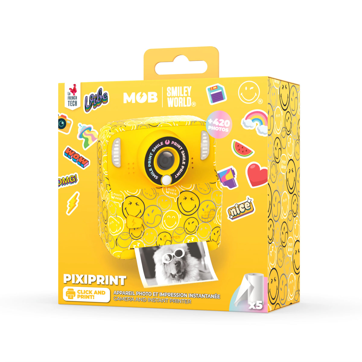 MOB Paris - PixiSmiley Camera Smiley World® | Yellow