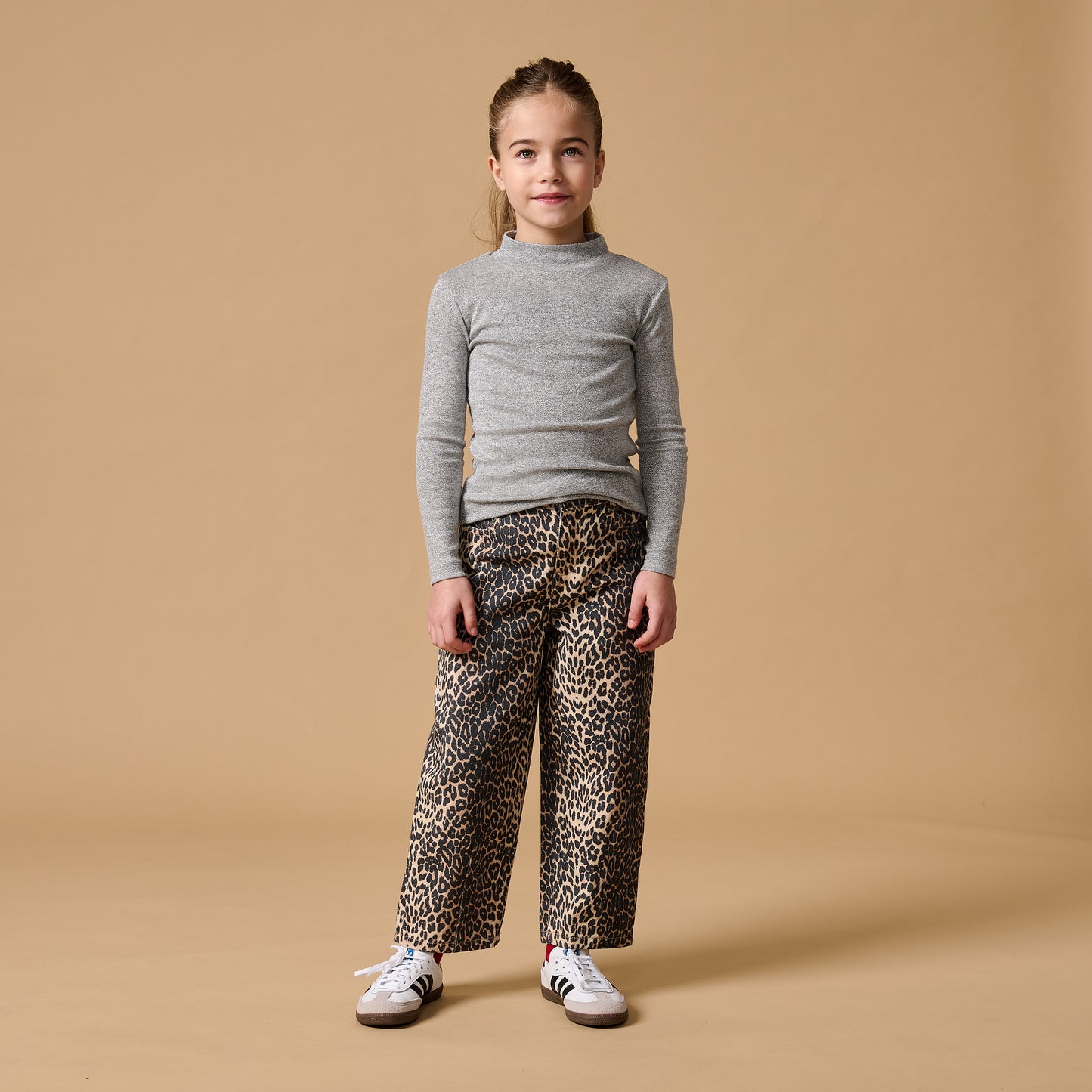 Petit Blush - Turtle Neck Silver Lurex