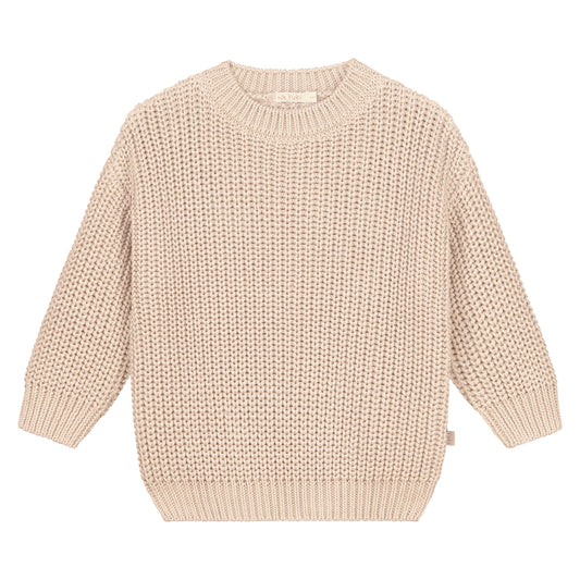 Yuki - Chunky Knitted Sweater Moon