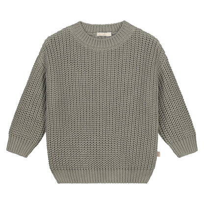 Yuki - Chunky Knitted Sweater Sage