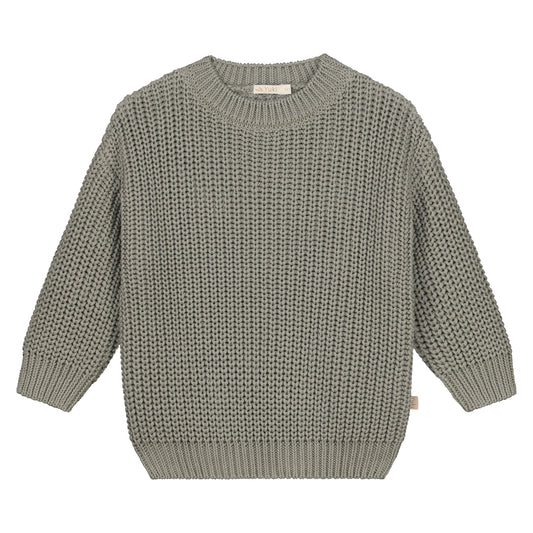 Yuki - Chunky Knitted Sweater Sage